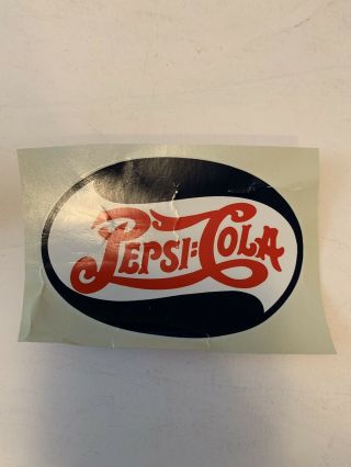 PEPSI - COLA OVAL RED/WHITE/BLUE DECALS (SET OF TWO) 4 