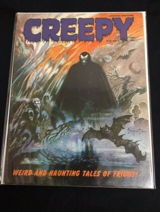 Creepy 5 Frank Frazetta Fine / Very Fine Fn / Vf (7.  0) Warren Publishing 1965
