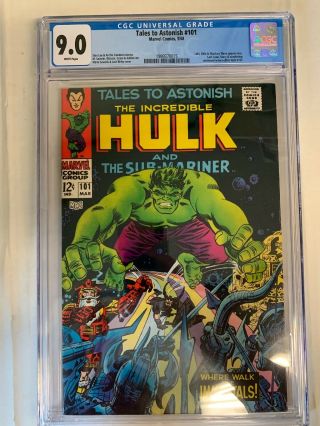 Tales To Astonish 101 Cgc 9.  0 Vf/nm W/ White Pages