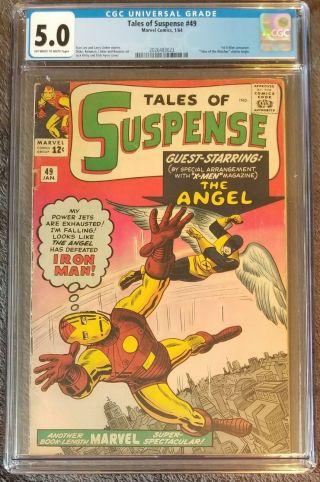 Tales Of Suspense 49 Cgc 5.  0 1st Xmen Crossover Off White To White Pages