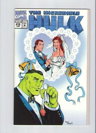 The Incredible Hulk 418,  First 1st Appearance Talos Skrull,  Marvel Comic Book