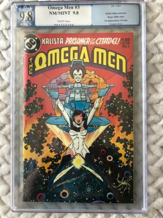 Omega Men 3 1st Appearance Lobo 9.  8 White Pages Pgx Not Cbcs Or Cgc.