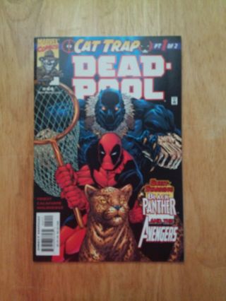 Marvel Comics Deadpool 44 Cat Trap Pt 1 Of 2 Feat.  Black Panther/avengers Nm/vf