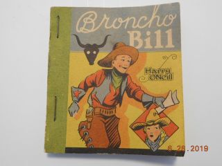 1935 Broncho Bill Tarzan Ice Cream Premium Big Little Book Blb Vgc