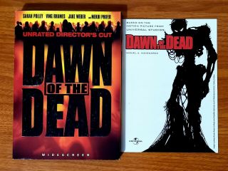 Dawn Of The Dead Comic Book By Miguel A Insignares & Unedited Directors Cut Dvd