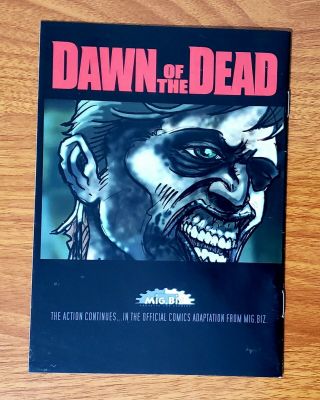 Dawn of the Dead Comic Book by Miguel A Insignares & Unedited Directors Cut DVD 3