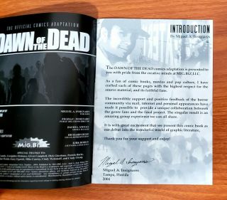 Dawn of the Dead Comic Book by Miguel A Insignares & Unedited Directors Cut DVD 4
