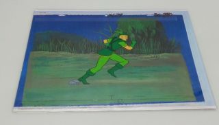Flash Gordon Animation Cel & Background Of Prince Barin W/ Cert Of Auth 17
