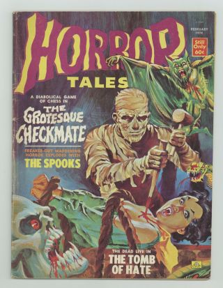 Horror Tales Vol.  6 1 1974 Vg,  4.  5
