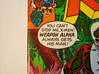X - MEN ISSUE NO.  109 FEBRUARY 1978,  FIRST WEAPON ALPHA (VINDICATOR) 3