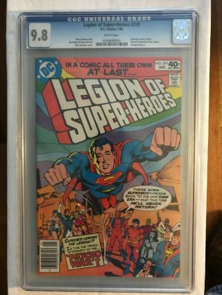 Legion Of Heroes 259 (1) Nm/mt Cgc 9.  8 Last Superboy
