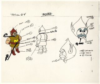 He - Man/she - Ra Masters Of The Universe Animation Art Mitro Model Sheet
