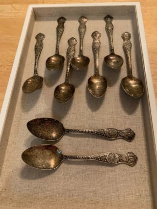 Vintage Oneida A1 Plate State Spoons