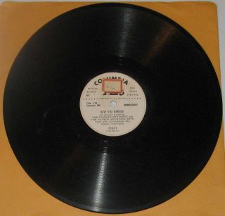 Stanley Brothers Bluegrass Promo 78 Columbia Have You Someone /a Vision Of Mothr