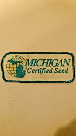 Vintage Michigan Certified Seed,  Feed,  Agriculture Patch