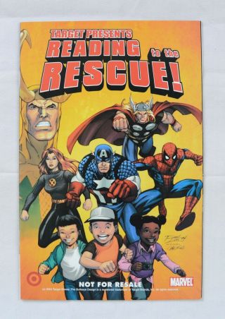 Marvel Reading To The Rescue Target Promo Giveaway Book 1 2004 Vf,  Rare