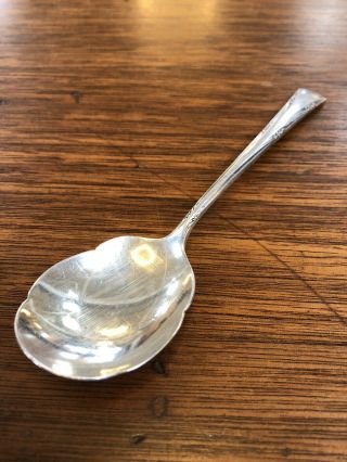 Vintage Gorham Sterling Silver Greenbrier Sugar Spoon 6” 1.  1oz 3