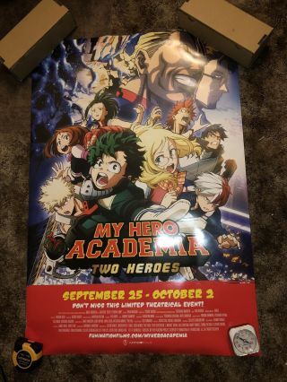 My Hero Academia: Two Heroes - Authentic Limited Release 27x40 Movie Poster
