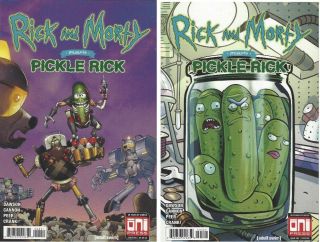 Rick And Morty Presents Pickle Rick 1 Main & Variant Oni Press Comics Nm 2018