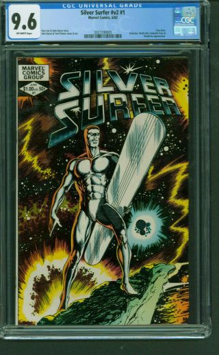 Silver Surfer 1 Cgc 9.  6 Marvel Comics 1982 John Byrne Stan Lee