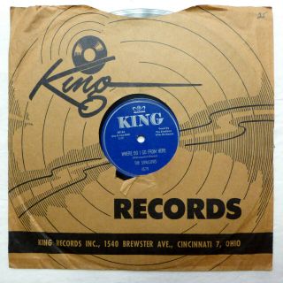 Swallows Doo - Wop 78 Where Do I Go From Here B/w Please Baby On Vg,  King Tb2016