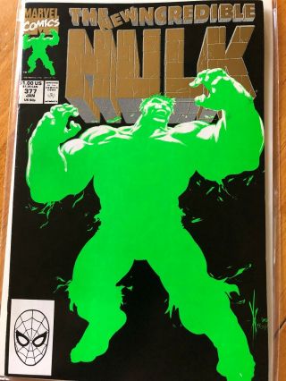 The Incredible Hulk 377 Rare 2nd Printing Peter David Dale Keown - Nm