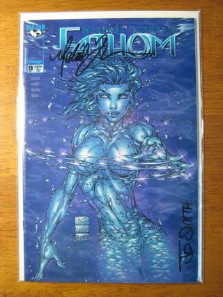 Wow Fathom 9 2x Signed By Michael Turner & J.  D.  Smith