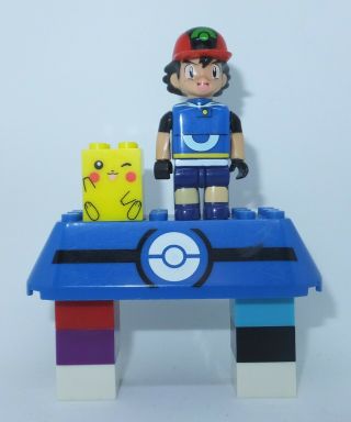 Pokemon Mega Bloks Ash Pikachu (block Figure Lego Japan)