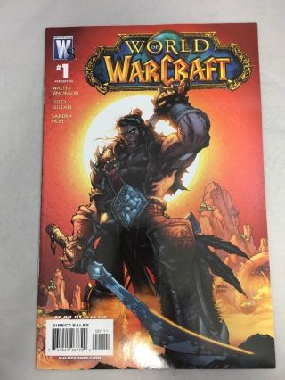 World Of Warcraft 1 Wildstorm Comics 1st Print Jim Lee Cover Vf -