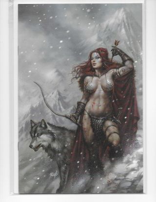 Red Sonja 1 Scouts Parrillo Megacon Variant Cover