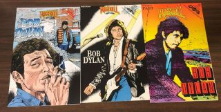 Rock N Roll Comics (revolutionary) - - 50 51 52 - - Full Bob Dylan - - Signed