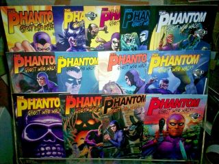 The Phantom Ghost Who Walks 0 - 12 Full Set Moonstone Comics Pulp Hero Action Nm
