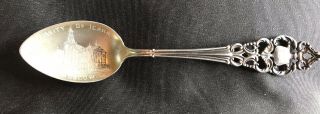 Vintage Sterling Silver Souvenir Spoon University Of Idaho Moscow