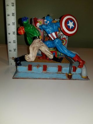 Captain America Red Skull 1998 Marvel Professionally Painted Model Statue Figure