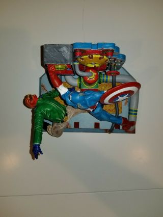 Captain America Red Skull 1998 Marvel Professionally Painted Model Statue Figure 6
