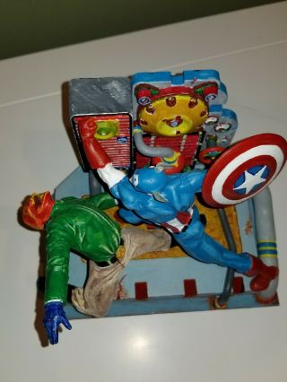 Captain America Red Skull 1998 Marvel Professionally Painted Model Statue Figure 8
