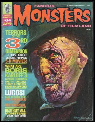 Famous Monsters Of Filmland 64 G (murders In The Rue Morgue) Warren