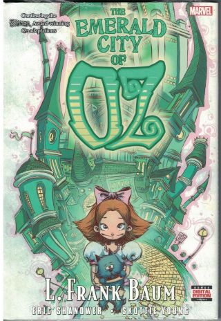 Emerald City Of Oz Hc Hardcover $24.  99srp Scottie Young L.  Frank Baum Wizard