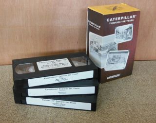 Caterpillar Through The Years 3 Volume Vhs Boxed Set Nib Special Edition 2000