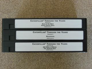 Caterpillar Through The Years 3 Volume VHS Boxed Set NIB Special Edition 2000 5