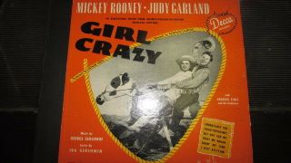 Girl Crazy Judy Garland Mickey Rooney Decca 78 Rpm Record Set 362