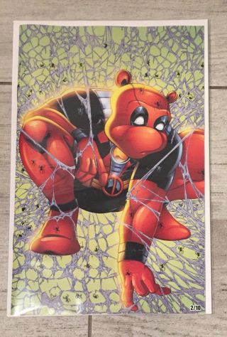 Sdcc 2019 Very Rare Do You Pooh 2/10 Spider - Man 1 Swipe Cover Virgin Variant