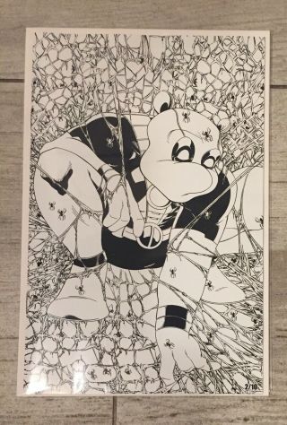 Sdcc 2019 Very Rare Do You Pooh 2/10 Spider - Man 1 B/w Cover Virgin Variant