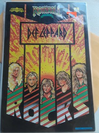 Rock And Roll Comic Book Def Leppard
