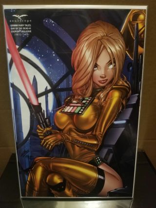 Grimm Fairy Tales Day Of The Dead 1 Darth Vader Cosplay Gold Variant 1/100 Rare