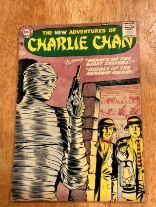 The Adventures Of Charlie Chan 2 (july - Aug 1958 Dc) Scarce Tv Detective