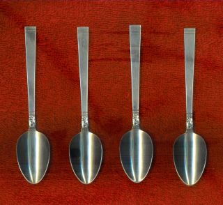 Oneida Community Plate Forever 4 Demitasse Spoons No Monogram S&h