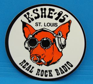 Vintage K - She 95 St.  Louis Real Rock Radio Station Sweet Meat W Joint Sticker
