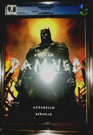 Batman Damned 2 Cgc 9.  8 Jim Lee Variant Cover B - 2019 -