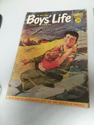 The Best From Boys Life Comics 1 Classics Illustrated 1957 Gd Space Conquerors